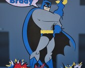 Batman Birthday Cake Topper Personalized