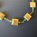 Jewelry Bracelet Gold Vermeil Beads Peridot Green Swarovski Crystal