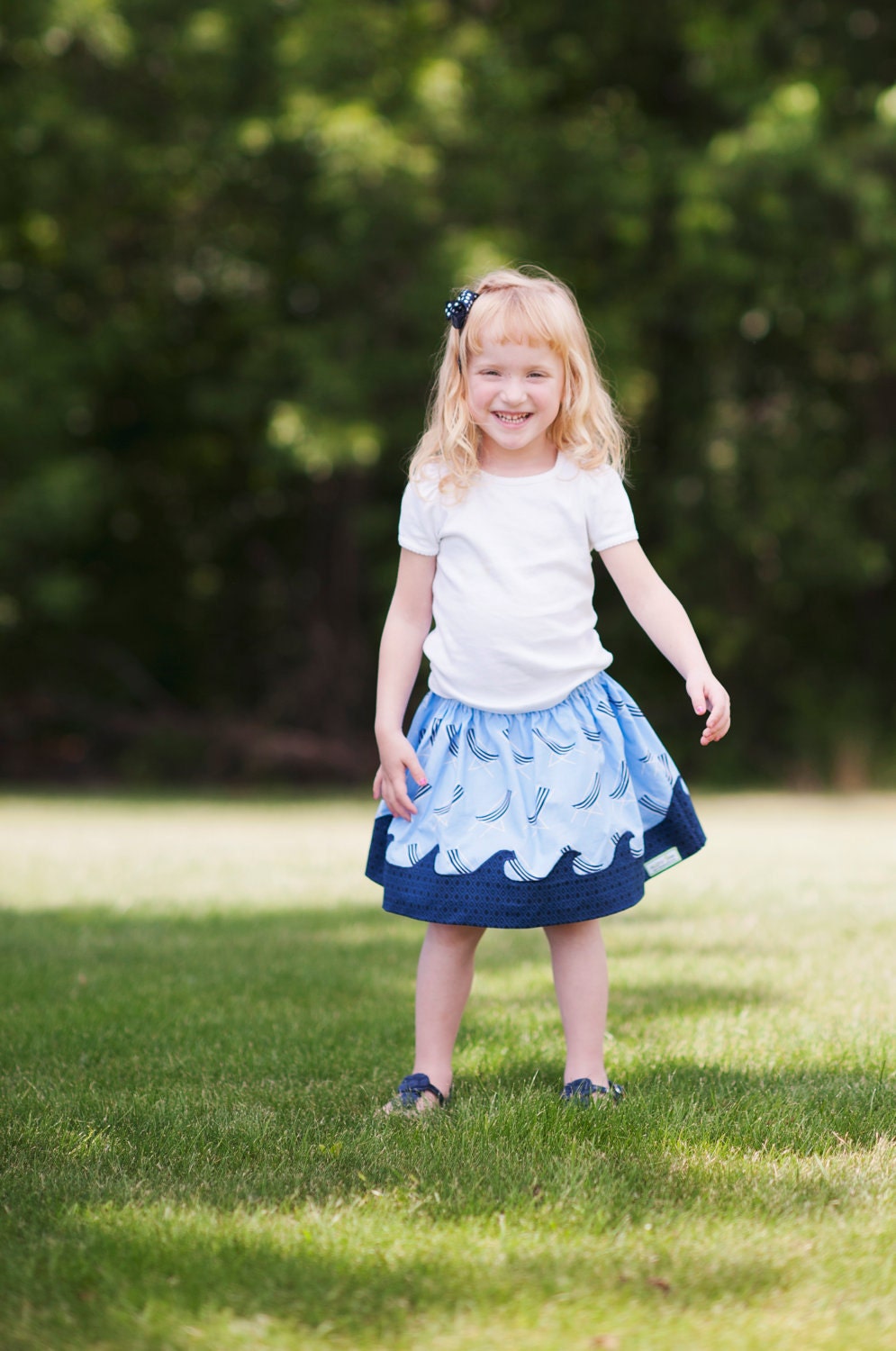 Sample Sale size 5 Summer Beach Wave Girls and Toddler Skirt