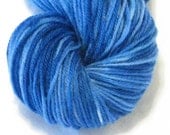 SALE The Blues Hand Painted Superwash Merino
