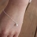 Pearl bracelet, sterling silver, bridesmaid gifts, flower girl bracelet, white pearl jewelry, wedding jewelry, mothers day gifts, friendship