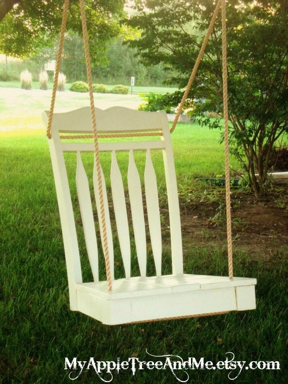 Repurposed Dining Room Chair Tree Swing