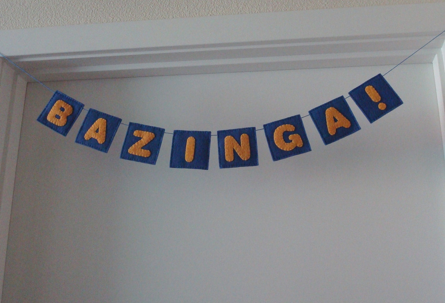 FREE SHIPPING, BAZINGA Garland Banner