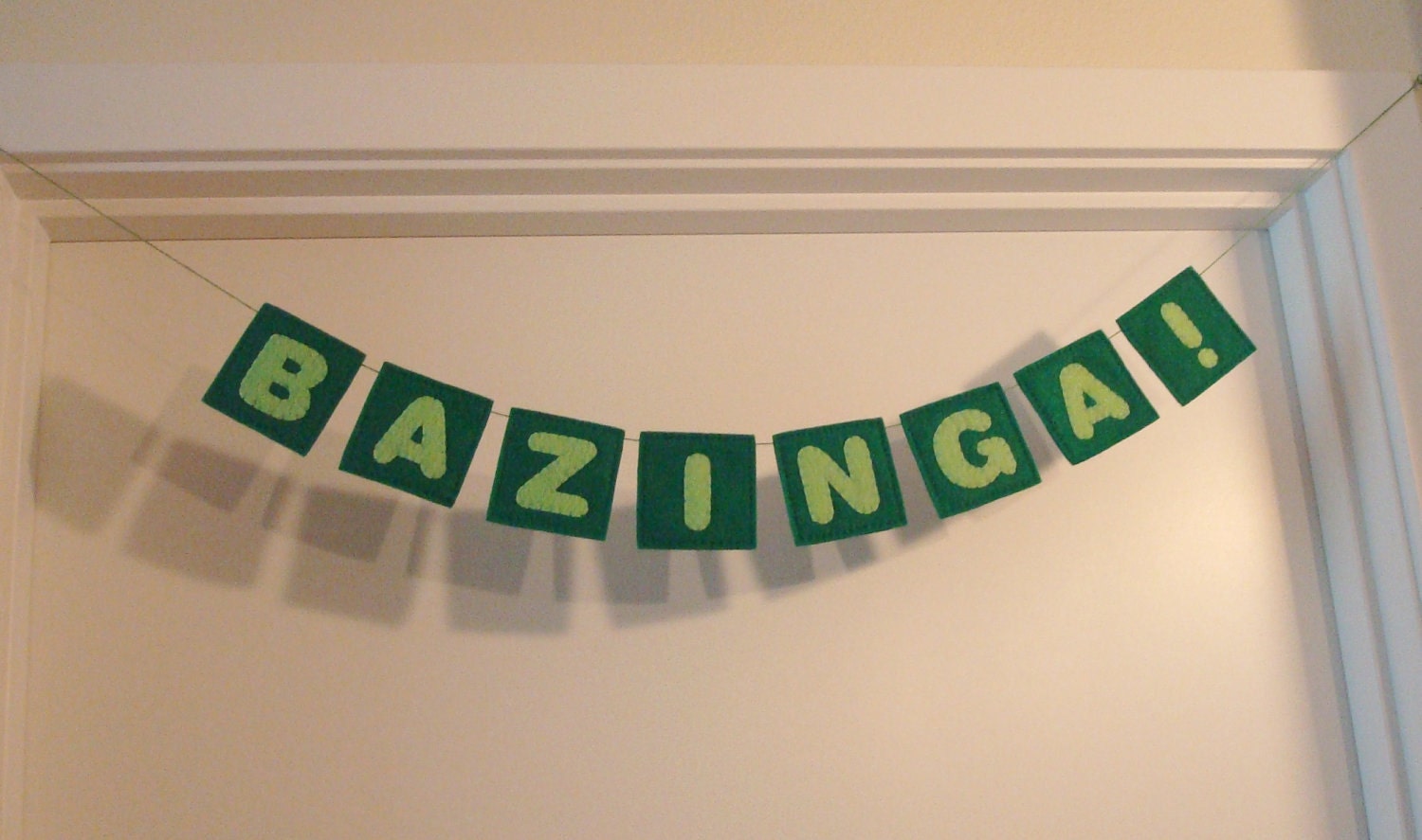 FREE SHIPPING, BAZINGA Garland Banner