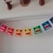 FREE SHIPPING, Kawaii Monster Garland Banner