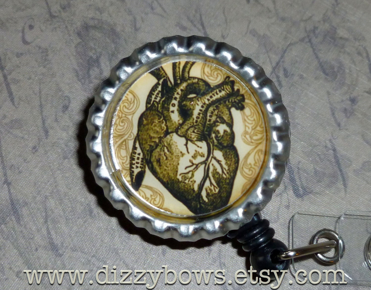 Anatomical Heart badge Reel.