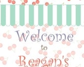 Welcome Door Hangers Sweet Shoppe Social