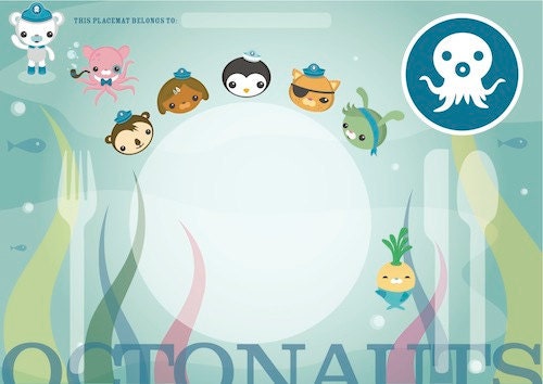 The Octonauts Printable Party Place mat Il_570xn
