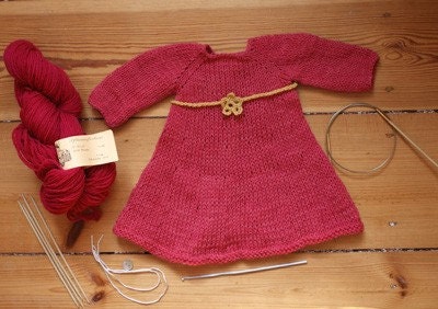 Knitting Pattern for Doll Dress Loreley