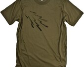 T-shirt of Militaristic Lightning Bolts