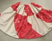 Hula Skirt Hawaiian Pa'u Costume Tan Checkered