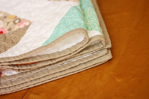 Hunky Dory Zig Zag Baby Quilt