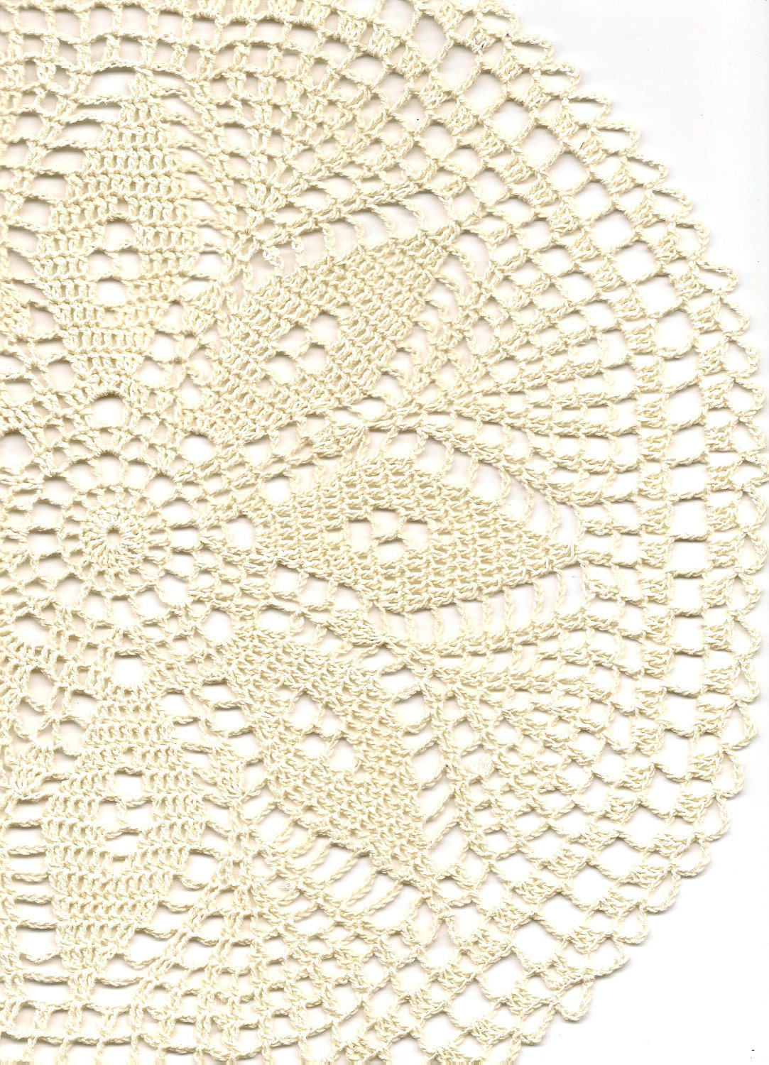 Crochet doily, lace doily, table decoration, crocheted place mat, center piece,doily tablecloth, weddings, napkin, cream, handmade doilies