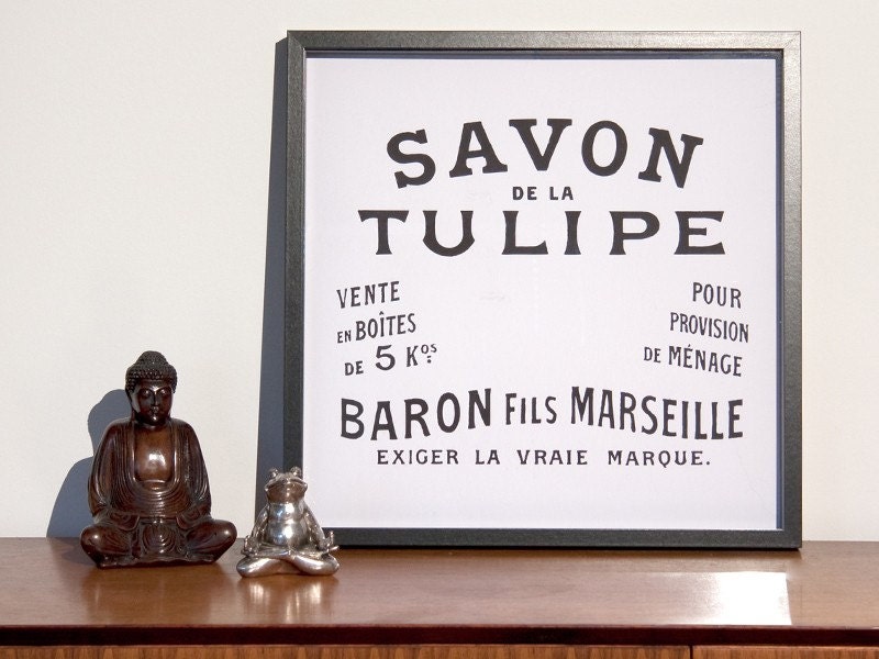 The Savon De La Tulipe Poster