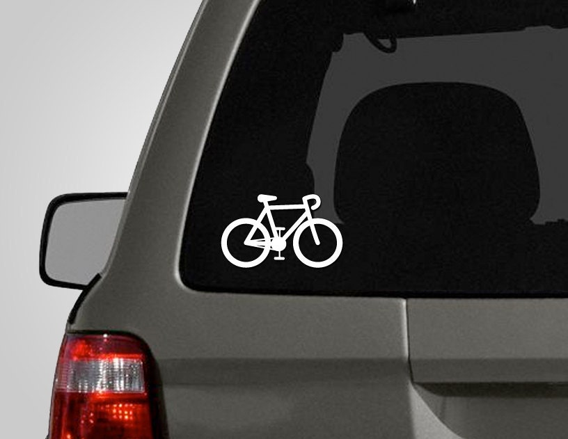 Bicycle Decal - Bicycle Sticker - Bike Decal - Bike Sticker Bike Riding Vinyl Decal - Vinyl Car Decal