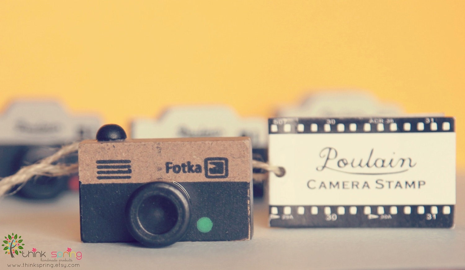 Vintage Camera Rubber Stamp FOTKA