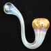 Glass Pipe - Sherlock - Gold and Silver - Hand Blown Glass Pipe