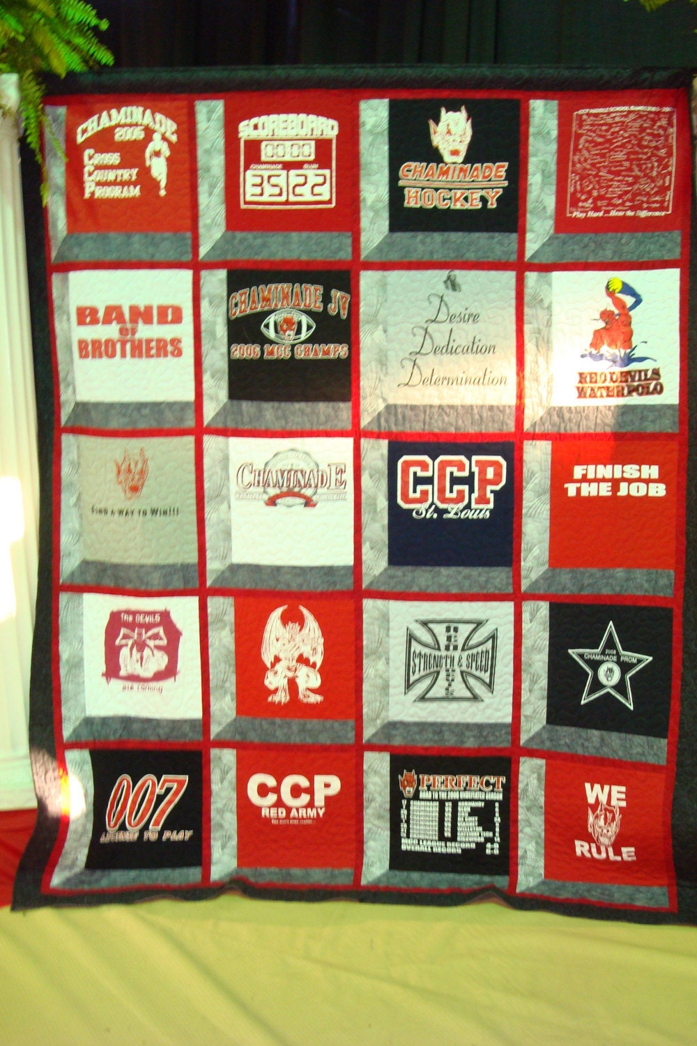 Memories in the Windows - Custom T-Shirt Quilt