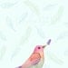 Watercolor Art Illustration Bird Print Patience Bird