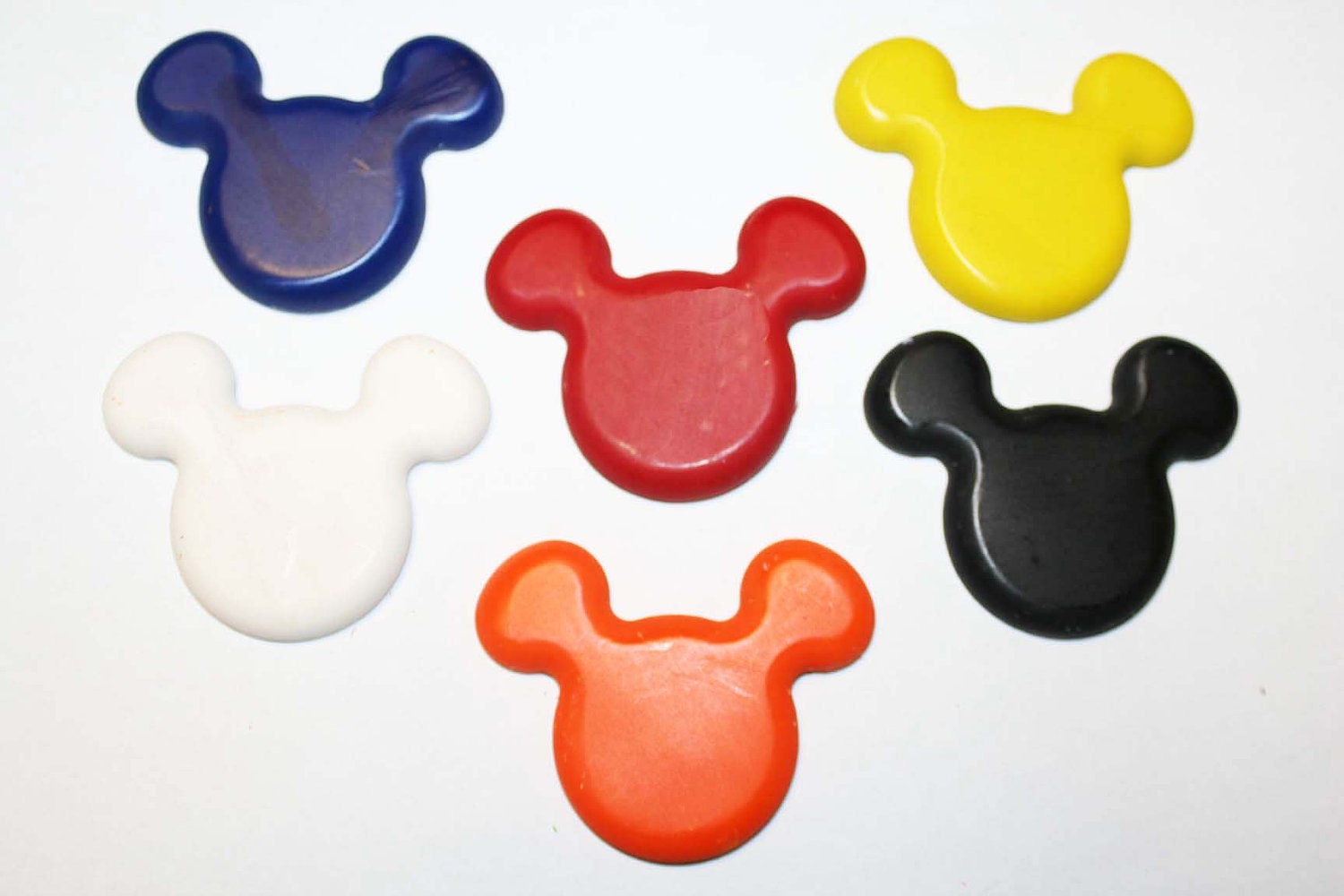 Mickey Mouse Shaped Crayons Set of 6