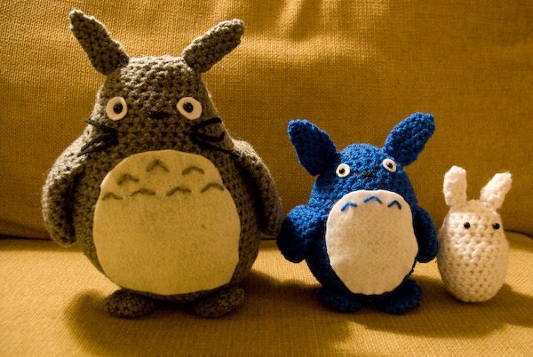 A Crochet Totoro and Friends