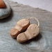 Wooden elf's slippers, miniature native wall art