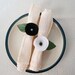 Napkin rings elegant felt flowers your color choice