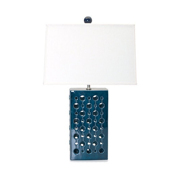 Trudeau Lamp in Nairobi Blue