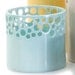 Lacey Orchid Vase in Ocean Blue
