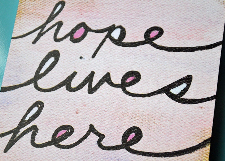 Hope Lives Here: Good Vibe Card
