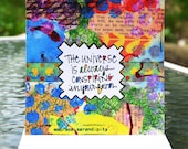 Love & Encouragement Card - The Universe 5x5