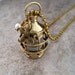 Nautical Steampunk Brass Lantern Necklace By Metals And Time