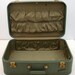 Vintage GREEN Lady Baltimore Small Travel Suitcase