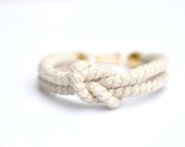 Square Knot Bracelet - Natural