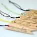 Kraft Paper Tags with Wax Cotton Cord x 10