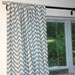 SALE- Decorator Zig Zag Chevron Curtain Panels - Pair 84-88 inch - Free Shipping - Pick your color
