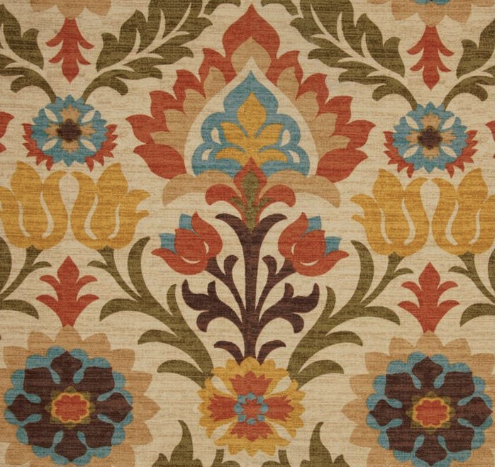 Santa Maria Flourish Curtain Panels - Pick your color - Pair 84-88 - FREE SHIPPING
