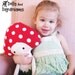Mushroom Toadstool Doll Softie Sewing Pattern PDF Ragdoll Stuffed Toy