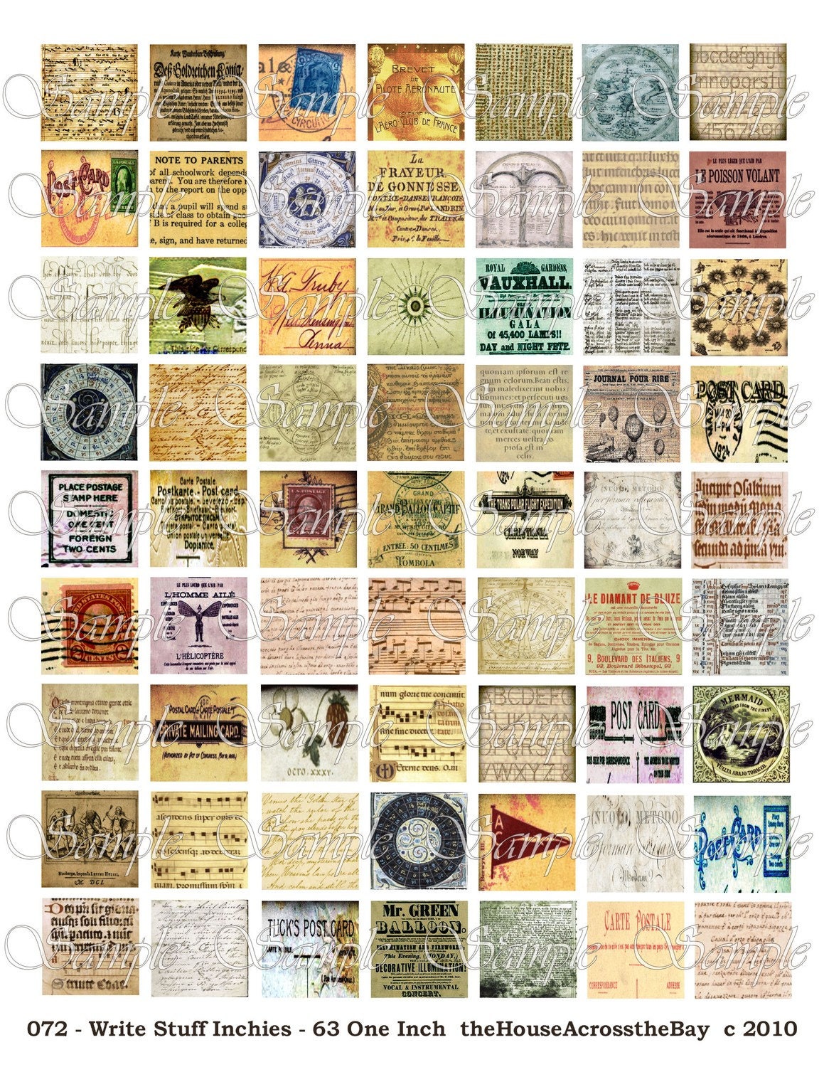 Write Stuff Inchies Digital Collage Sheet 1 inch Digital Collage One Inch Digital Collage Scrabble Tile Digitals Pendant Magnets 072