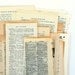RESERVED for CAROLYN - Vintage Paper Pack: Book Pages, 48 Pages per pack