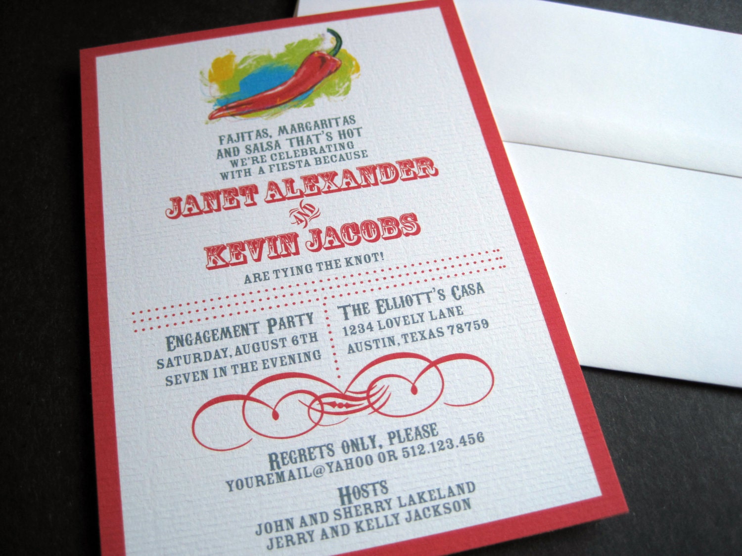 Chili Pepper Fiesta Invitations-Printable Il_170x135