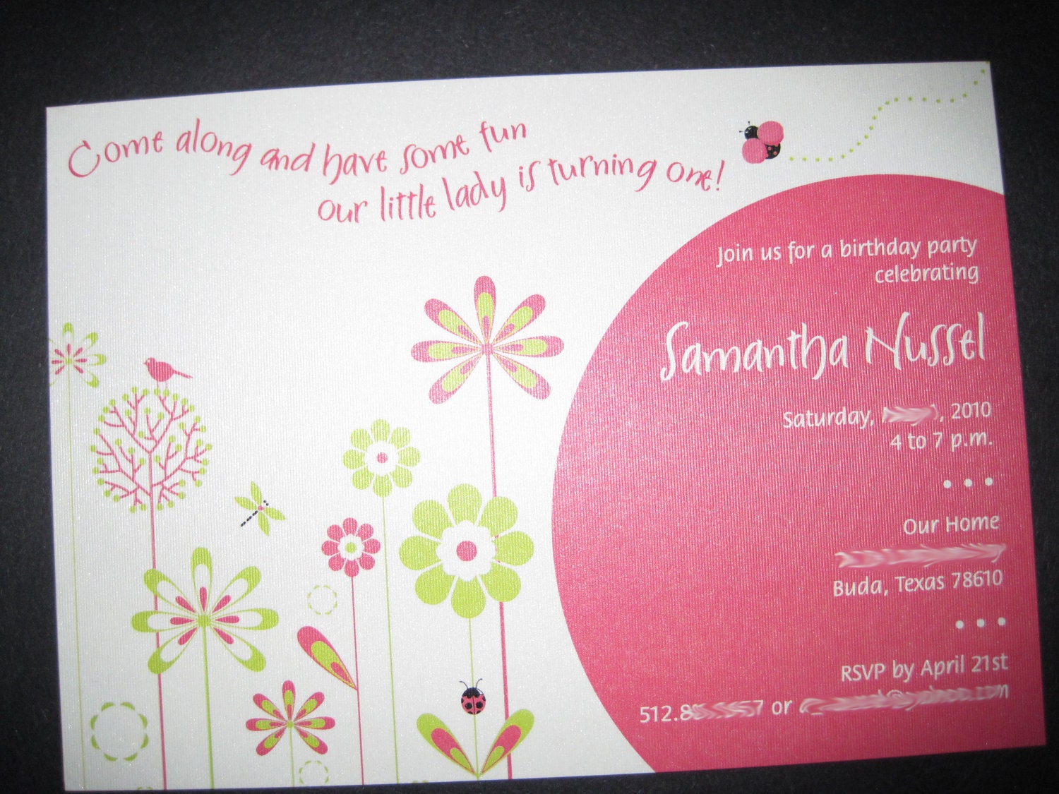 Ladybug Birthday Invitation Il_570xn