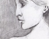 Portrait of Virginia Woolf - small drawing