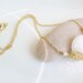 Luxurious, Exotic White Jade Necklace - Romantic, Elegant - Available in Berry, Lime Green, Green, Black, Hot Pink, Red and White