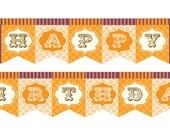 DIY Printable Little Pumpkin Birthday Banner Il_170x135