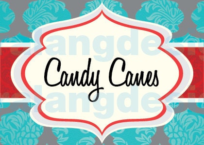 DIY Printable Vintage Rudolph the Red-Nosed Reindeer Christmas Party Food Label Tents