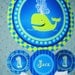 Under the Sea Party Happy Birthday Banner - Nautical Party - Little Squirt Whale Party - FIrst Birthday Banner- Gwynn Wasson PRINTABLES