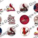 Set of STL Cardinal Stacked Bottlecap Bows