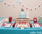 Locomotive Birthday Party Pack
