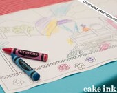 Print-Your-Own Locomotive Party Colour-Ins